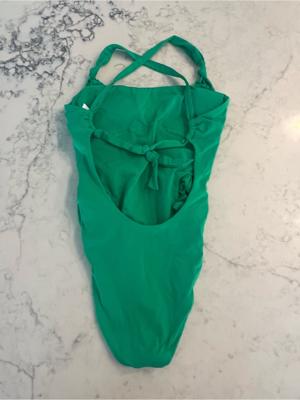 Becca Baja Mar Bandeau One Piece Swimsuit In Verde Green Size Small $138 View 6